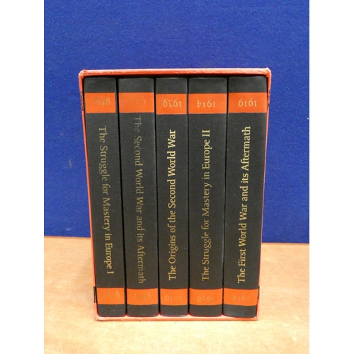 104 - FOLIO SOCIETY.  A. J. P. Taylor, A Century of Conflict. 5 vols. in slip case.... 