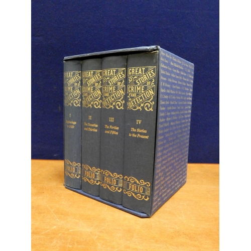 105 - FOLIO SOCIETY.  Great Stories of Crime & Detection. 4 vols. in slip case.... 