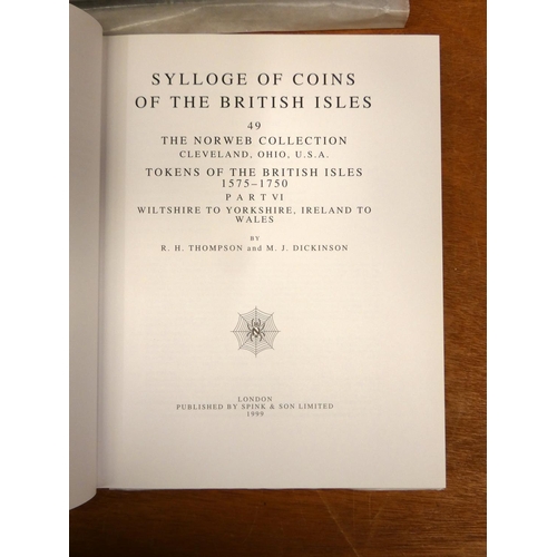 112 - THOMPSON R. H.  The Norweb Collection, Tokens of the British Isles. 6 vols. Illus. Quarto.... 