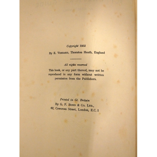 120 - VENIARD JOHN.  Fly Dressers' Guide. Port. frontis & text illus. Quarto. Orig. green cl... 