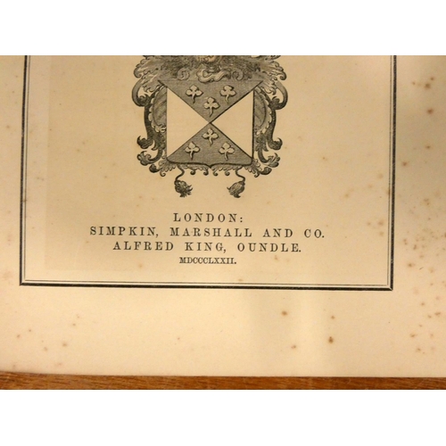 123 - BELL T.  The Ruins of Lyveden with Historical Notices of the Family of Tresham & Its C... 