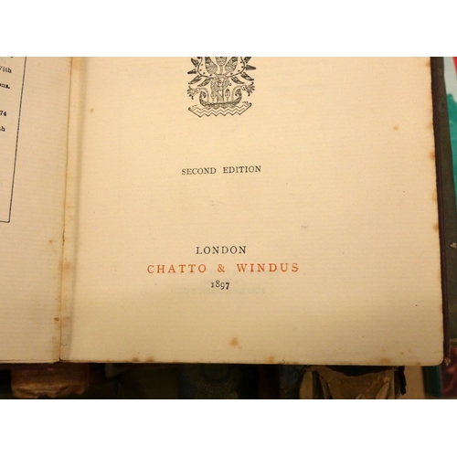 127 - Various.  A carton of various vols. incl. a disbound 2nd ed. of Robert Bloomfield, Rural Tales, Ball... 