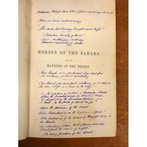 131 - DAUMAS E.  The Horses of the Sahara & the Manners of the Desert ... Translated from th... 