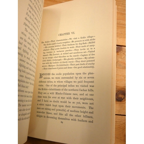 132 - WRIGHT M. J.  Three Years in Cachar With a Short Account of the Manipur Massacre. Edited b... 