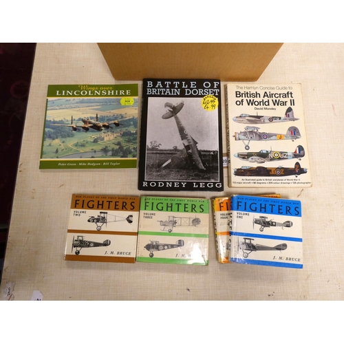 20 - Aircraft & Air Warfare.  12 various books & softback publications.... 