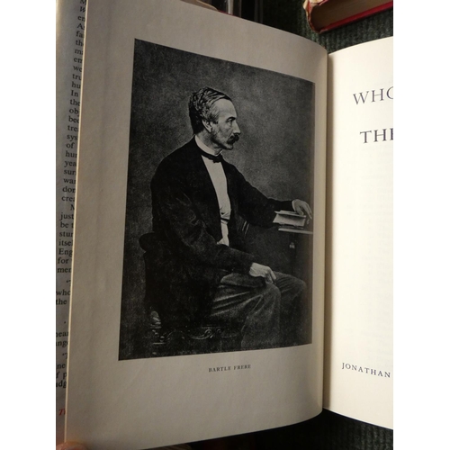 55 - WOODRUFF PHILIP.  The Men Who Ruled India.  2 vols. Frontis & maps. Orig. red clo... 