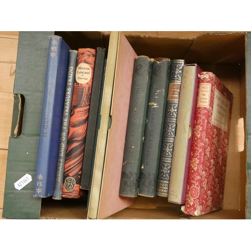 63 - FOLIO SOCIETY.  1950's imprints. 11 various, some in slip cases, some in d.w's, varying co... 