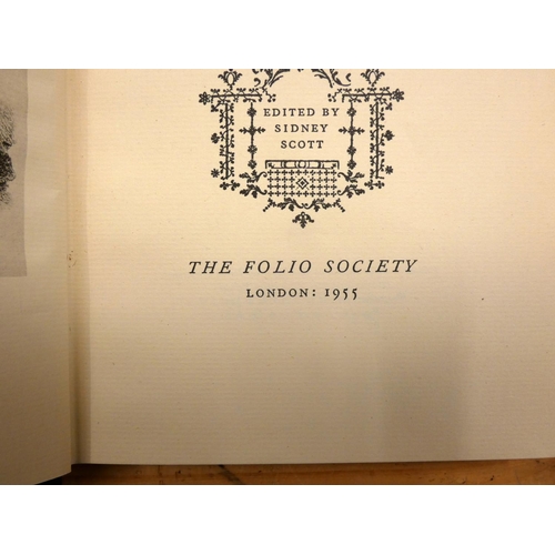 63 - FOLIO SOCIETY.  1950's imprints. 11 various, some in slip cases, some in d.w's, varying co... 