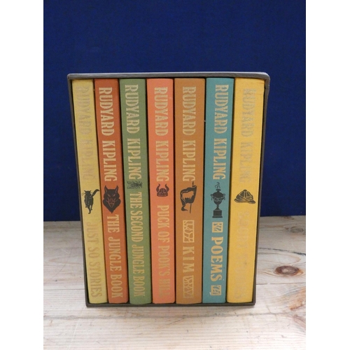 69 - FOLIO SOCIETY.  Rudyard Kipling. 7 vols. in slip case.