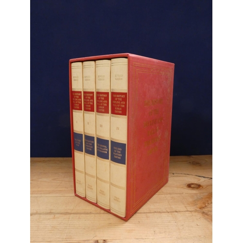 75 - FOLIO SOCIETY.  Gibbon, Decline & Fall of the Roman Empire. 8 vols. in two slip cases.... 