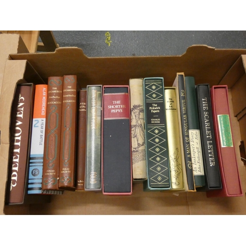 81 - FOLIO SOCIETY.  14 various vols., mainly in slip cases.