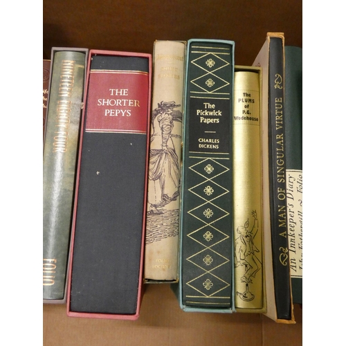 81 - FOLIO SOCIETY.  14 various vols., mainly in slip cases.