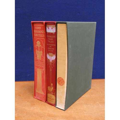 87 - FOLIO SOCIETY.  Fairy Tales & Fables. 3 vols. in slip cases.