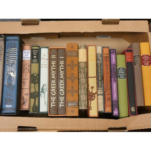 89 - FOLIO SOCIETY.  17 various vols., mainly in slip cases.