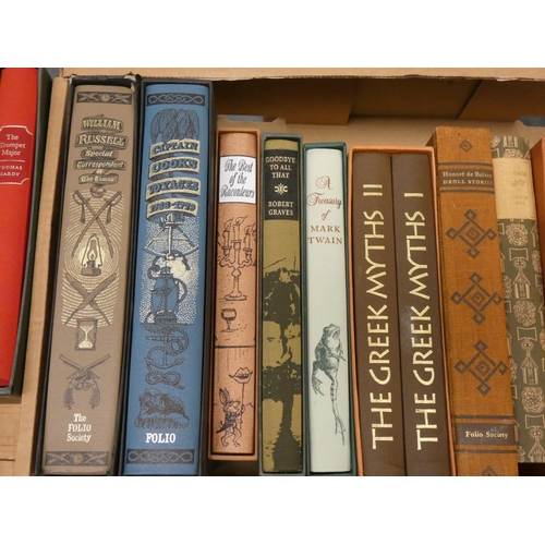 89 - FOLIO SOCIETY.  17 various vols., mainly in slip cases.