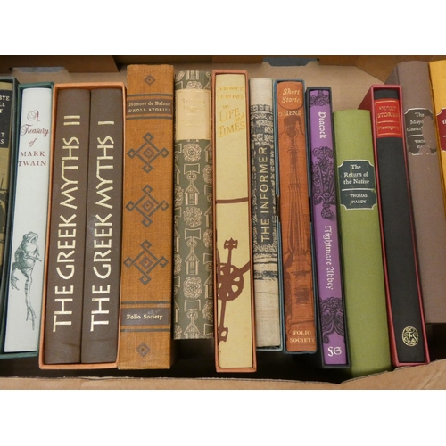 89 - FOLIO SOCIETY.  17 various vols., mainly in slip cases.