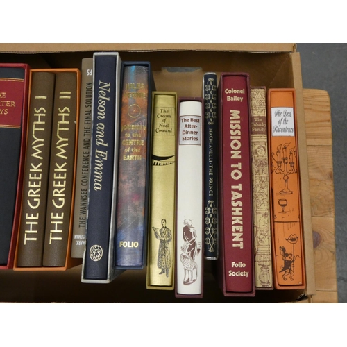 91 - FOLIO SOCIETY.  19 various vols., mainly in slip cases.