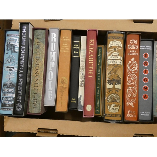 95 - FOLIO SOCIETY.  14 various vols., mainly in slip cases.