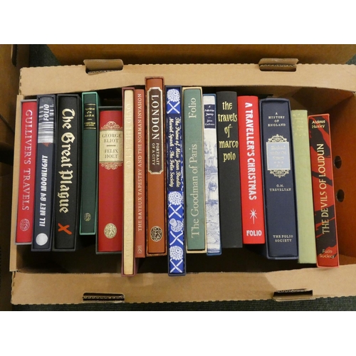 96 - FOLIO SOCIETY.  16 various vols., mainly in slip cases.