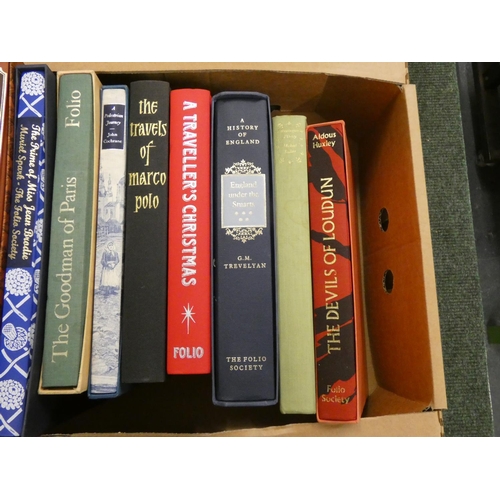 96 - FOLIO SOCIETY.  16 various vols., mainly in slip cases.