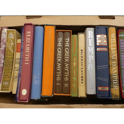 98 - FOLIO SOCIETY.  18 various vols., mainly in slip cases.