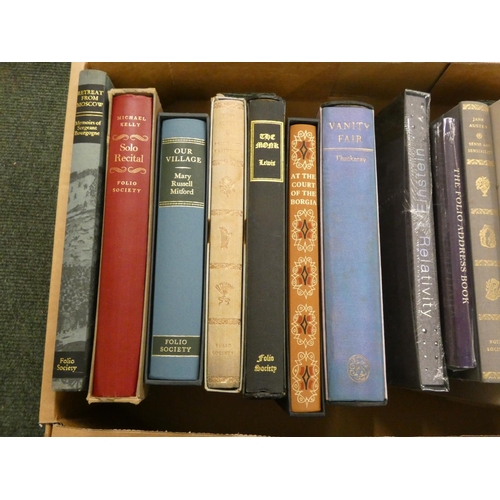 99 - FOLIO SOCIETY.  18 various vols., mainly in slip cases.