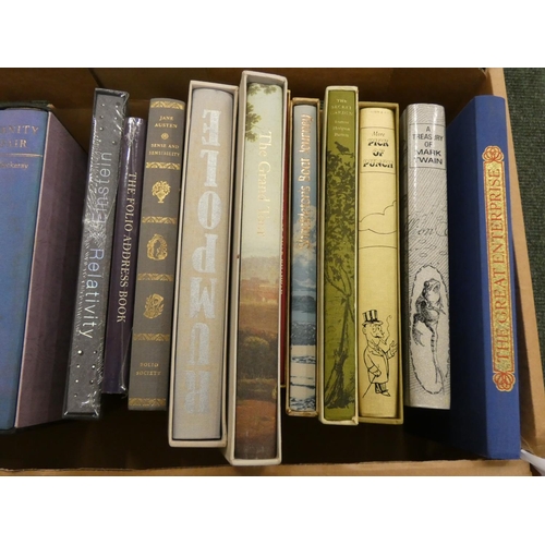 99 - FOLIO SOCIETY.  18 various vols., mainly in slip cases.