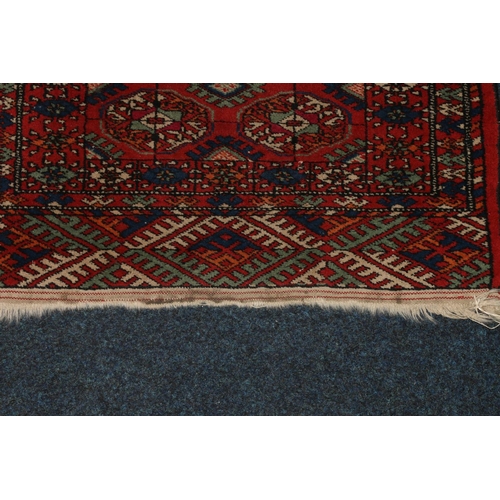 557 - Kazak designed rug with three medallions to field within multiple borders, 178 x 133cm, and a smalle... 