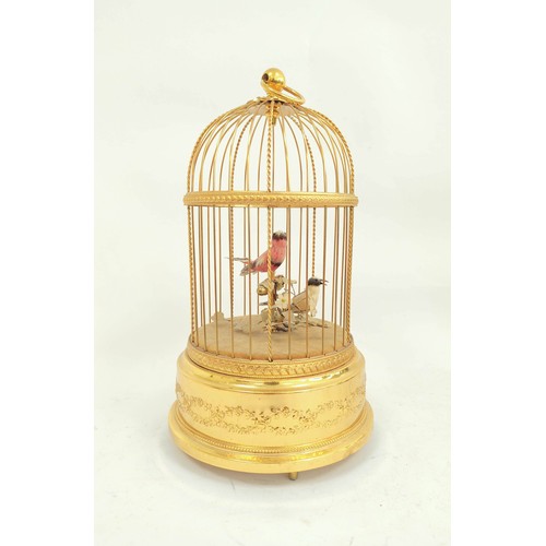 6 - Swiss Reuge Music, musical bird cage. 26cm