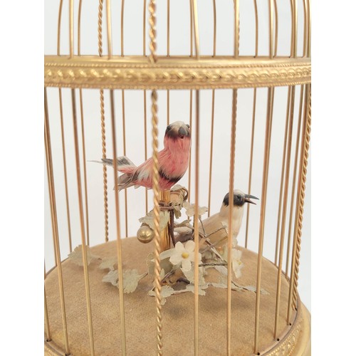 6 - Swiss Reuge Music, musical bird cage. 26cm