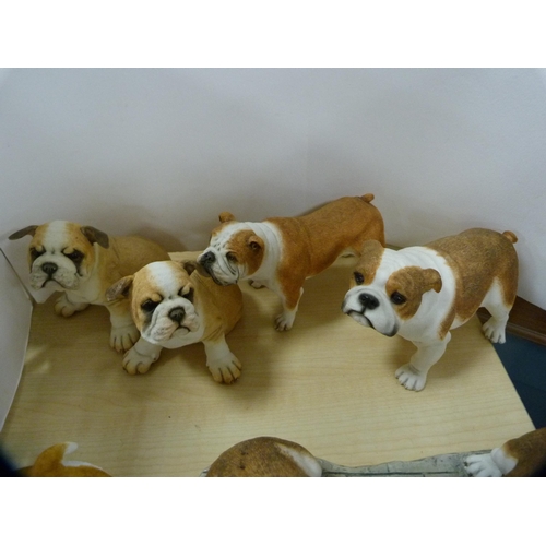 128 - Collection of Bulldog models to include 'Please Take Me Home', Bulldogs playing etc.