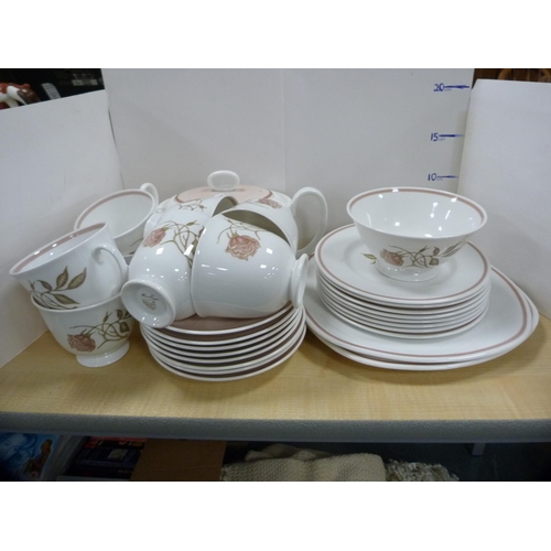 129 - Susie Cooper part tea set and a continental coffee set.