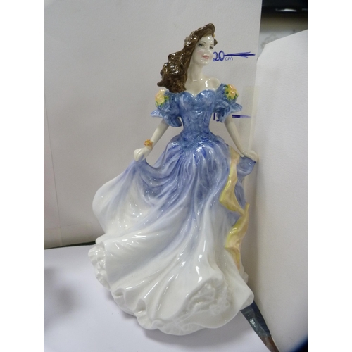 136 - Royal Doulton figure, 'Lauren', also 'Rachel' and 'Rebecca'.  (3)