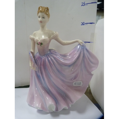 136 - Royal Doulton figure, 'Lauren', also 'Rachel' and 'Rebecca'.  (3)