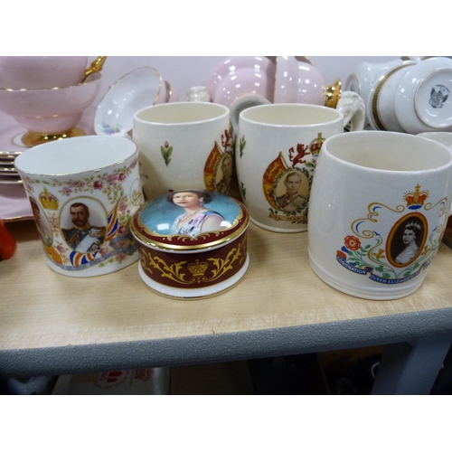 16 - Collection of decorative ceramics to include a Rosina part tea set, Burslem 'Crownford' part dinner ... 