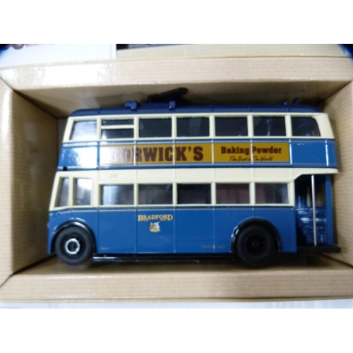 169 - Three Corgi and Corgi Classics boxed diecast vehicles to include a Bradford City Transport Trolleybu... 