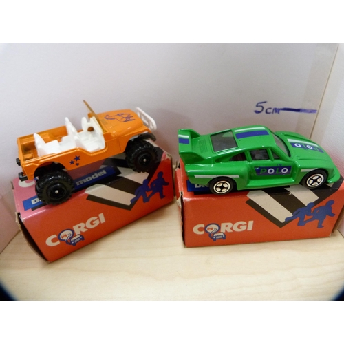 175 - Six assorted boxed Corgi diecast cars, c. 1980s.