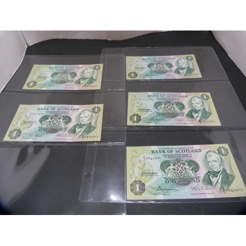 194 - Collection of Bank of Scotland replacement banknotes comprising two £10 notes, issued 1st Sept... 