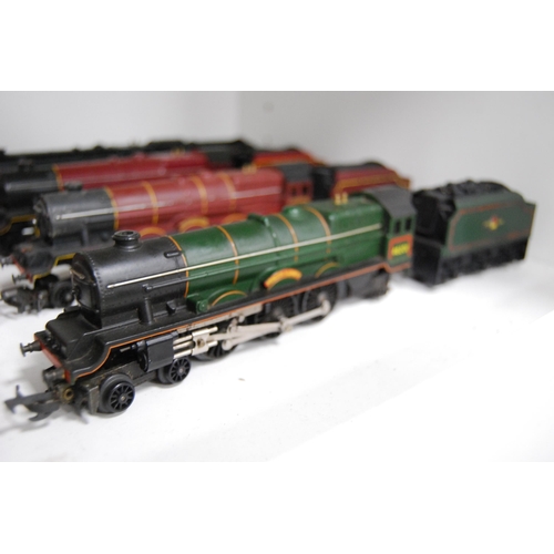 205 - Eight Princess OO gauge locomotives and tenders, mostly Tri-ang, to include three LMS 4-6-2, LMS 'Pr... 