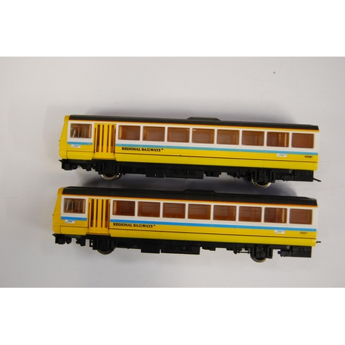 212 - Hornby: seven class 142 Pacer cars to include two Regional Railways examples, two BR Railbuses R867 ... 