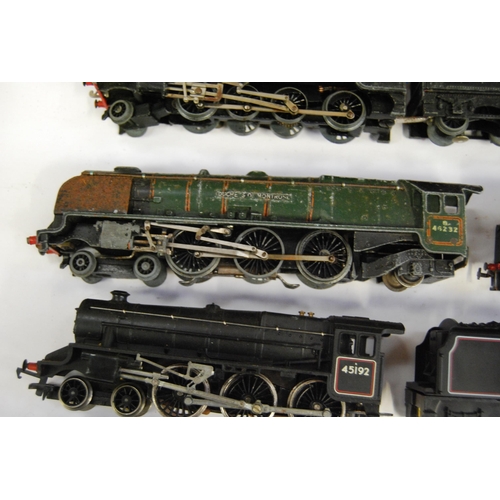 215 - Hornby: four locomotives and tenders to include BR 4-6-2 'William Shakespeare' R3096, Hornby Dublo E... 