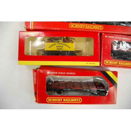 218 - Hornby: boxed OO gauge locomotives and rolling stock to include BR Intercity Mk III buffet coach R42... 