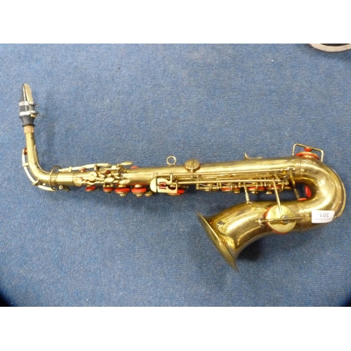 301 - Saxophone, in fitted case.