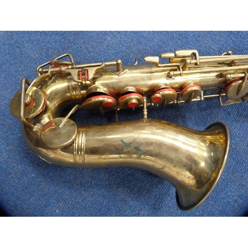 301 - Saxophone, in fitted case.