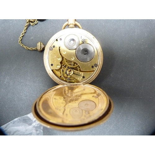 384 - Military issue Doxa pocket watch, stamped to the reverse G.S.T.P, J.1627, broad arrow, white metal w... 