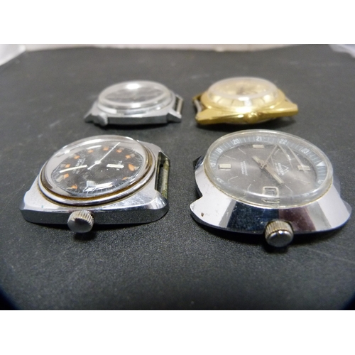 391 - Three manual wind gent's watches, c. 1960s/70s, to include Teltime, Timex 24 metres water resister, ... 