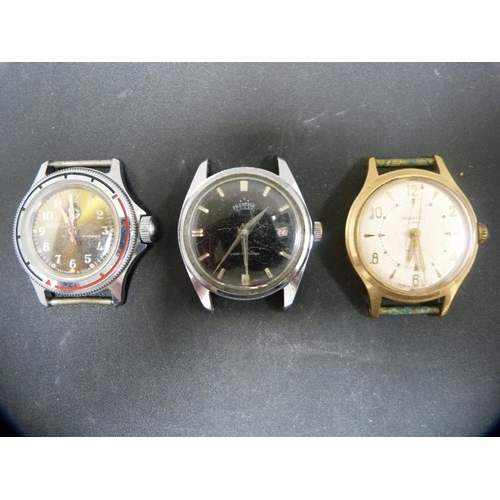 394 - Five manual wind gent's watches, c. 1960s/70s, to include Ingersoll 5 jewels, Prestige, Vostok 17 je... 