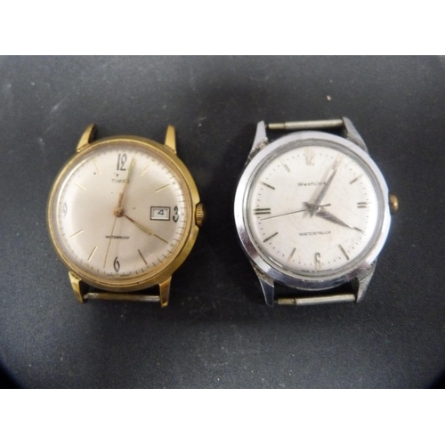 396 - Four manual wind gent's wristwatches, c. 1960s/70s, to include Accurist water resistant 50 metres, W... 