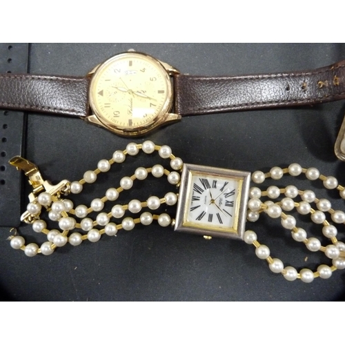 402 - Group of modern ladies' and gent's quartz and other wristwatches to include Soul, Calvin Klein, manu... 