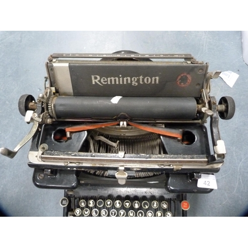 42 - Remington 12 typewriter.